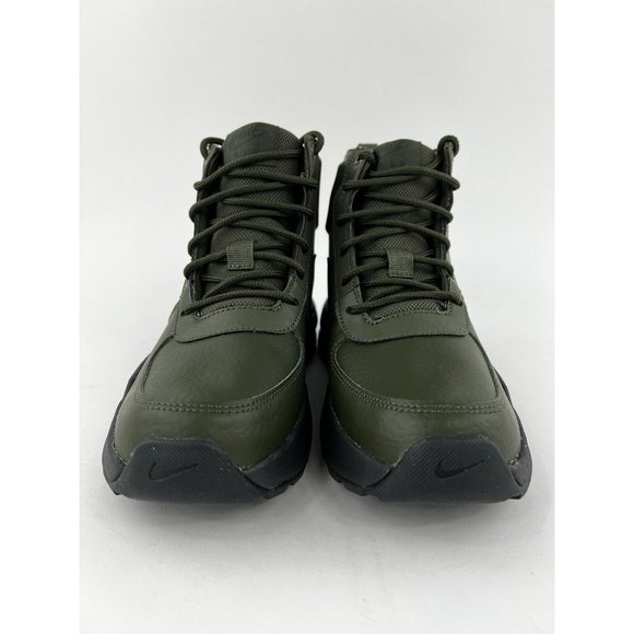 Nike Air Max Goaterra 2.0 Green Youth Size 7Y Boots Leather Black NO SHOE BOX - Picture 8 of 11